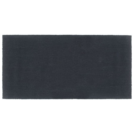 Tapis de porte gris foncé 100x200 cm fibre de coco touffeté