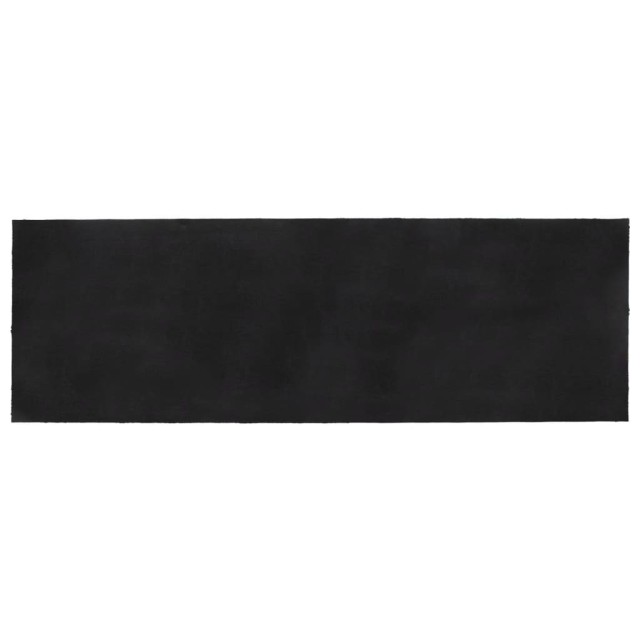 Tapis de porte gris foncé 100x300 cm fibre de coco touffeté