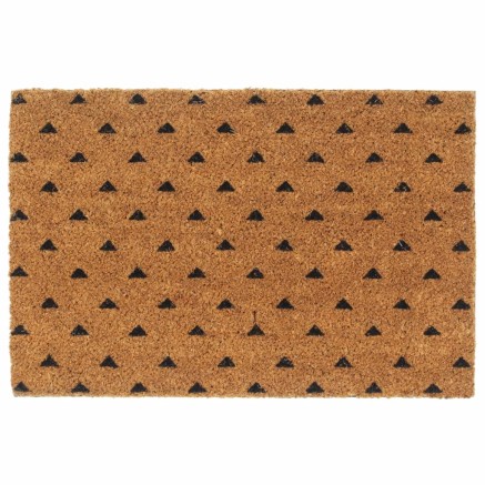Tapis de porte naturel 40x60 cm fibre de coco touffeté