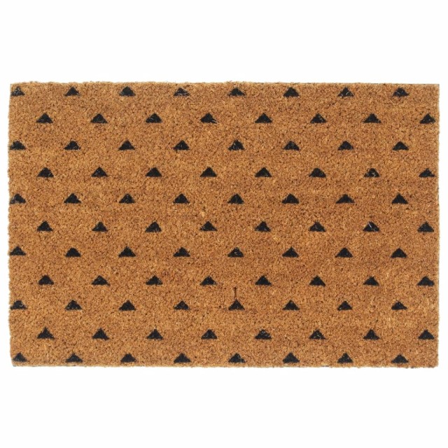 Tapis de porte naturel 40x60 cm fibre de coco touffeté