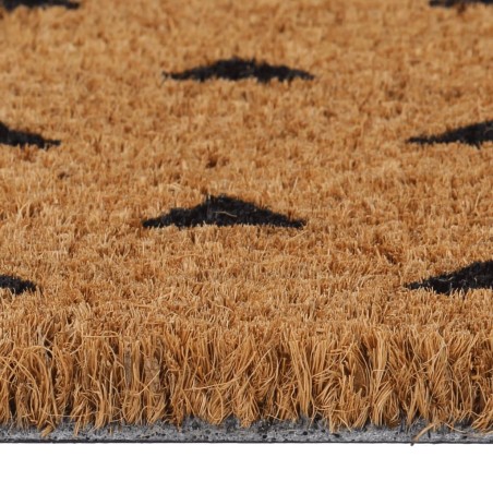 Tapis de porte naturel 40x60 cm fibre de coco touffeté