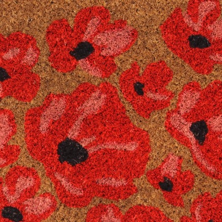 Tapis de porte naturel 40x60 cm fibre de coco touffeté