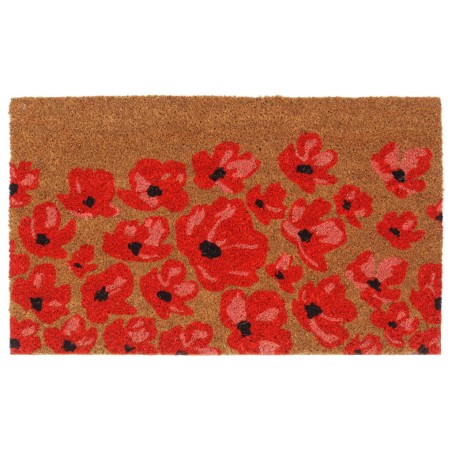 Tapis de porte naturel 45x75 cm fibre de coco touffeté