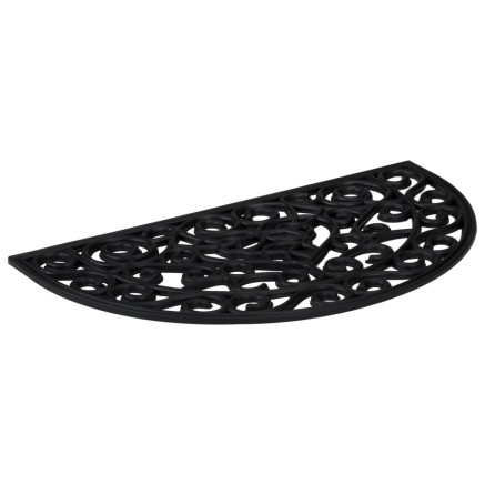 Tapis de porte demi-rond 45x75 cm caoutchouc 2