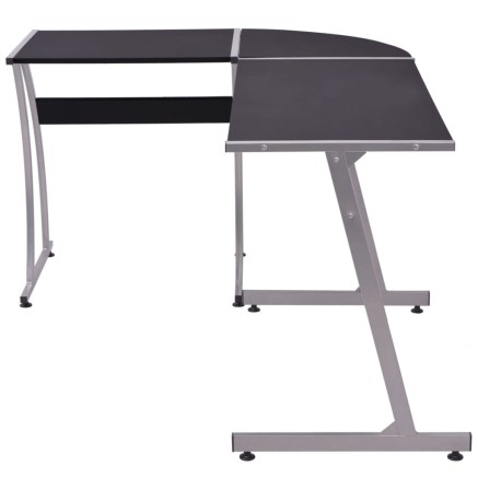 Bureau d'angle en forme de L Noir 2