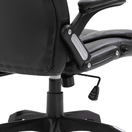 Chaise de bureau Noir Similicuir