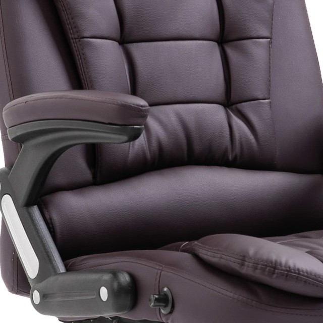 Chaise de bureau Marron Similicuir