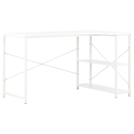 Bureau d'ordinateur Blanc 120x72x70 cm