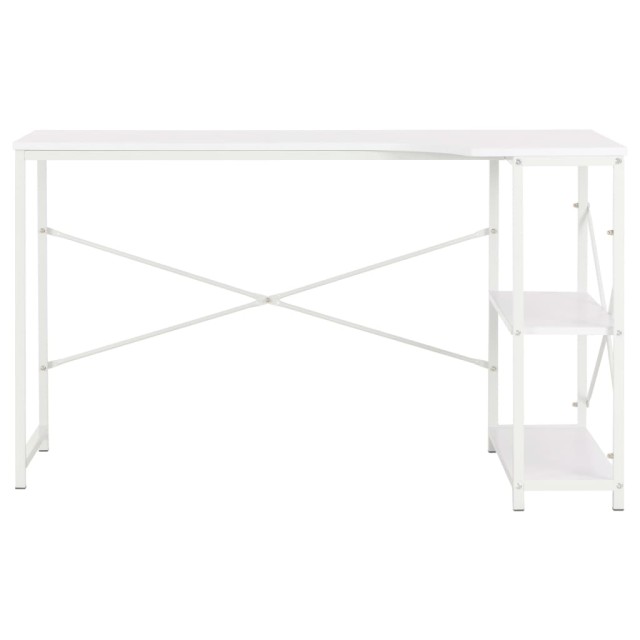 Bureau d'ordinateur Blanc 120x72x70 cm