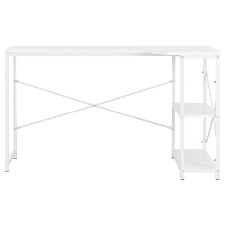 Bureau d'ordinateur Blanc 120x72x70 cm