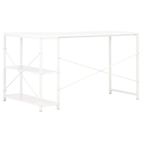 Bureau d'ordinateur Blanc 120x72x70 cm