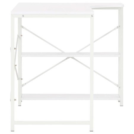 Bureau d'ordinateur Blanc 120x72x70 cm