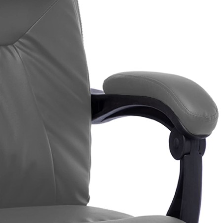 Chaise de bureau de massage Anthracite Similicuir