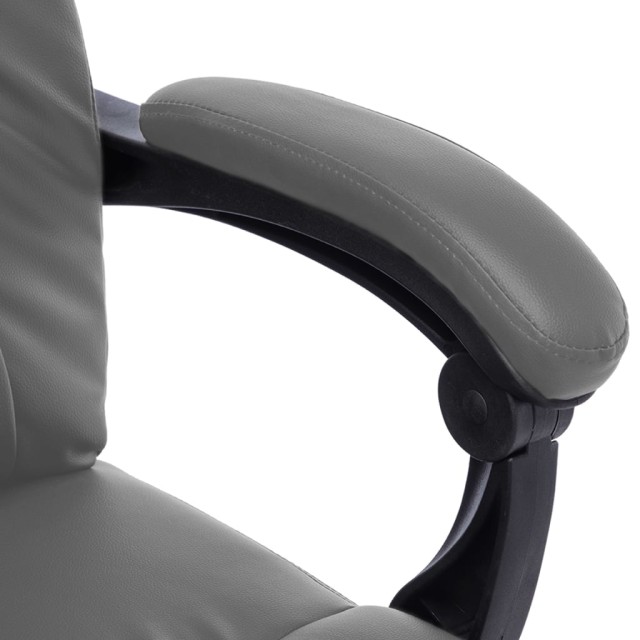 Chaise de bureau de massage Anthracite Similicuir