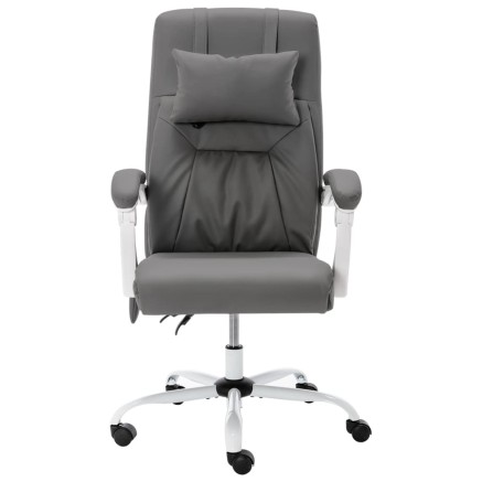 Chaise de bureau de massage Gris Similicuir 2