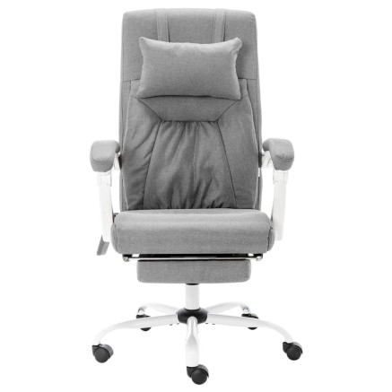 Chaise de bureau de massage Gris Tissu 2