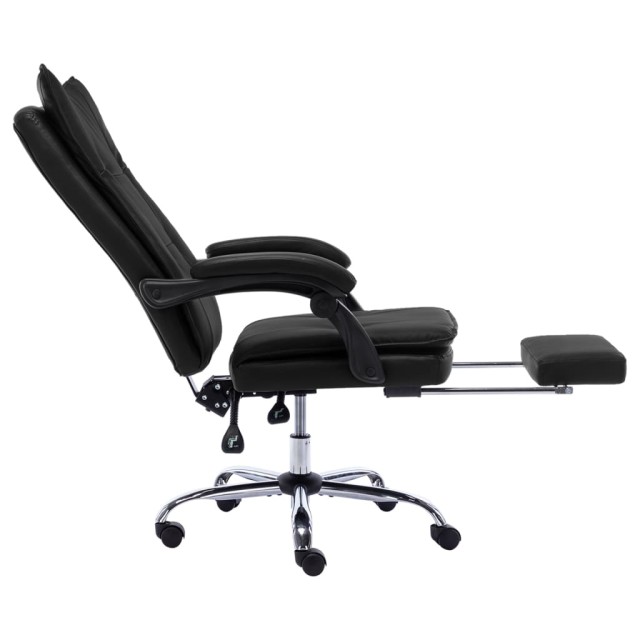 Chaise de bureau Noir Similicuir