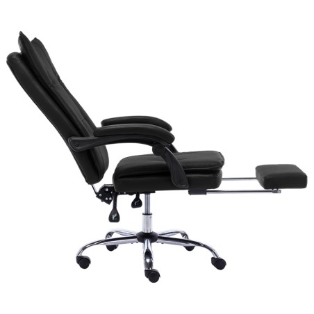 Chaise de bureau Noir Similicuir