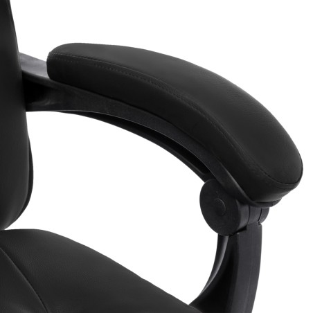 Chaise de bureau Noir Similicuir