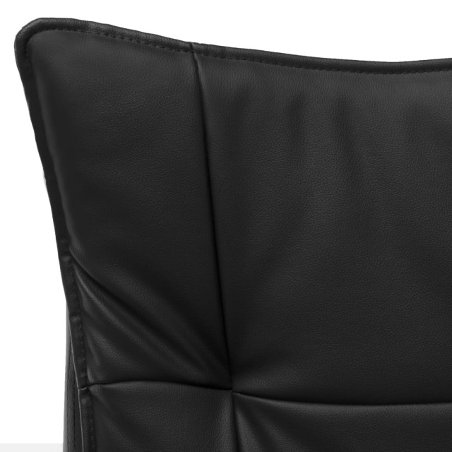Chaise de bureau Noir Similicuir