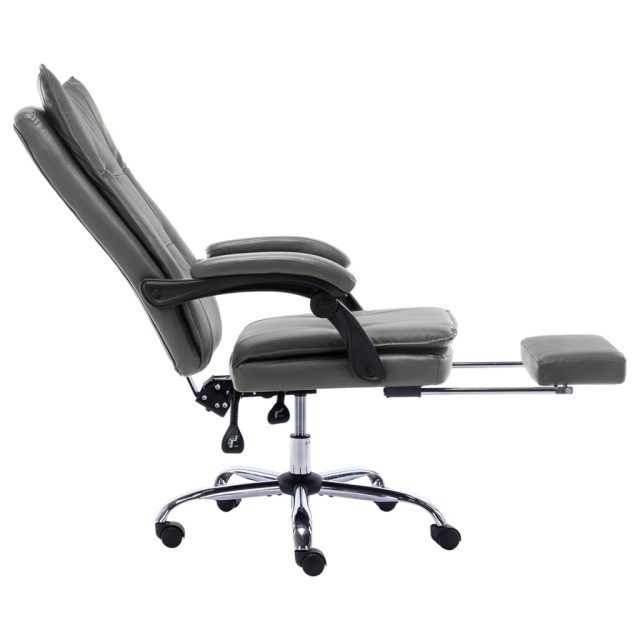 Chaise de bureau Anthracite Similicuir