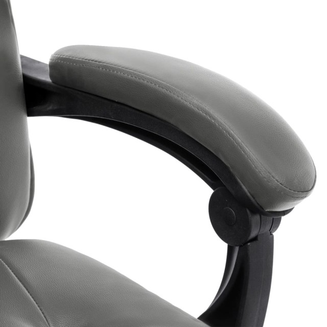 Chaise de bureau de massage Anthracite Similicuir