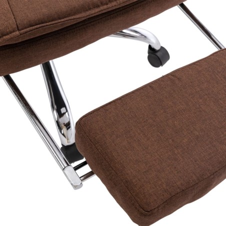 Chaise de bureau Marron Tissu