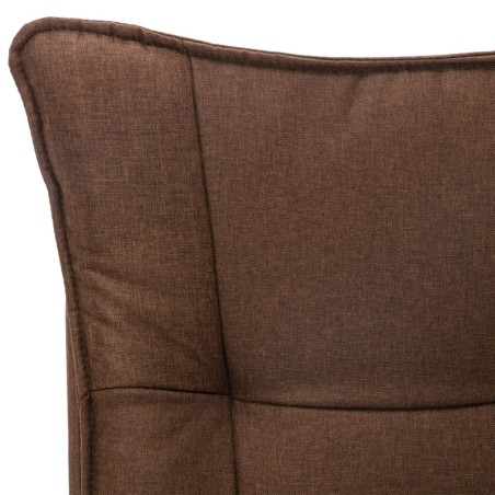 Chaise de bureau Marron Tissu