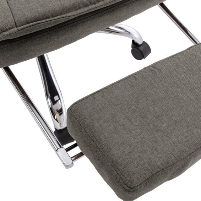 Chaise de bureau Gris Tissu