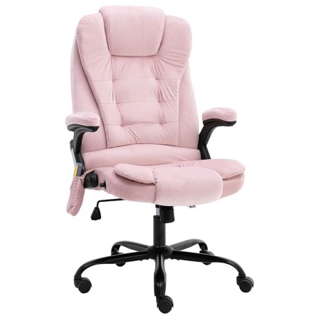 Chaise de bureau de massage Rose Velours