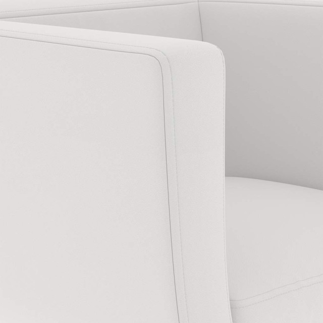 Tabouret de bar Blanc Similicuir