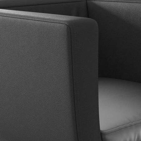 Chaise de bar Noir Similicuir