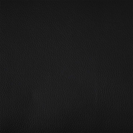 Fauteuil cube noir similicuir