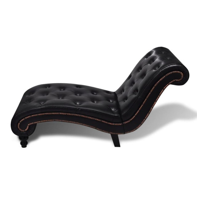 Chaise longue Marron Similicuir