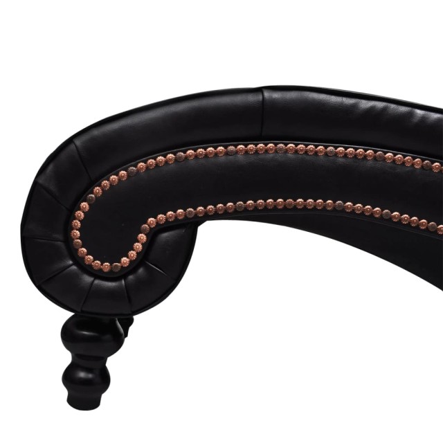 Chaise longue Marron Similicuir