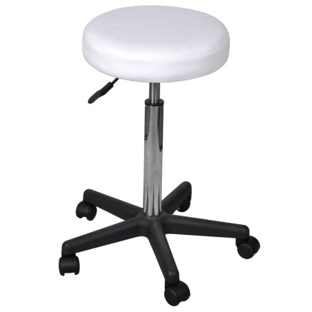 Tabouret de bureau Blanc