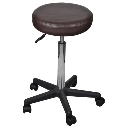 Tabouret de bureau marron