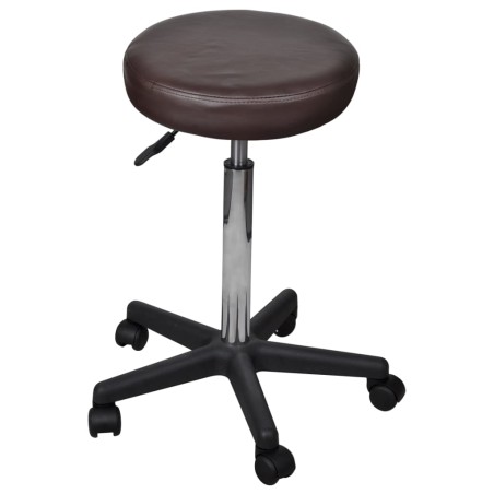 Tabouret de bureau marron