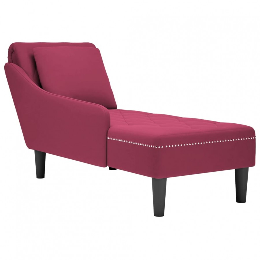 Fauteuil long avec coussin et...