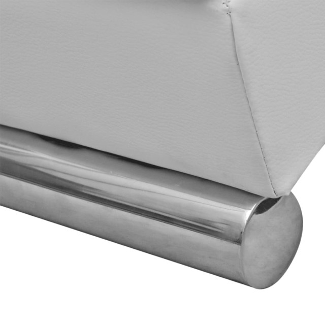 Chaise longue Blanc Similicuir