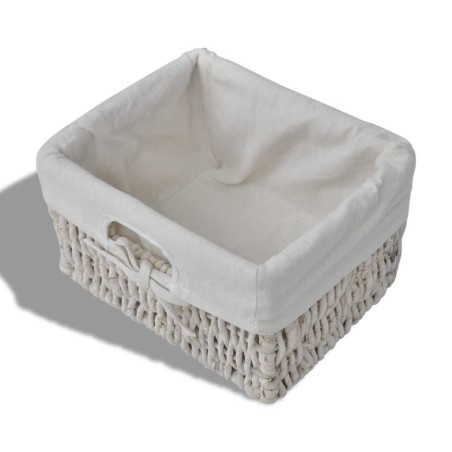 Porte-manteau Blanc 60x23,5x33 cm Bois de Paulownia