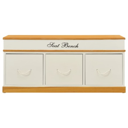 Banc d'entrée de rangement à chaussures 2