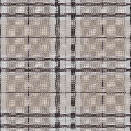 Fauteuil avec coussin Crème Tissu