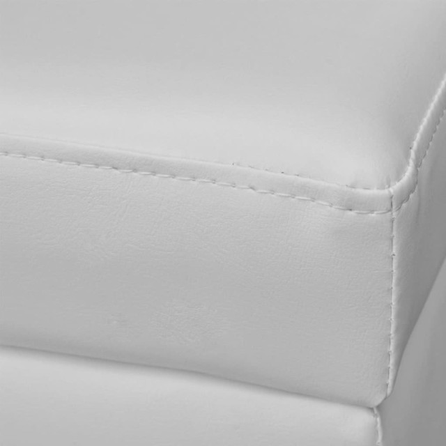 Banc long de rangement Bois Blanc