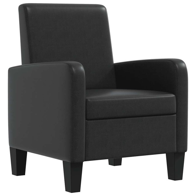Fauteuil Noir Similicuir