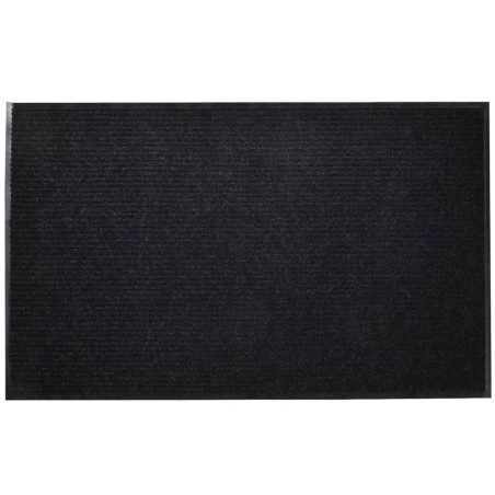 Tapis d'entrée noir 90 x 60 cm PVC