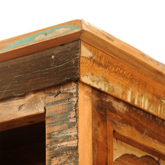 Bibliothèque Bois massif de récupération Vintage