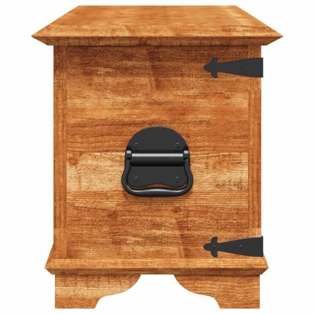 Coffre de rangement Bois de manguier brut