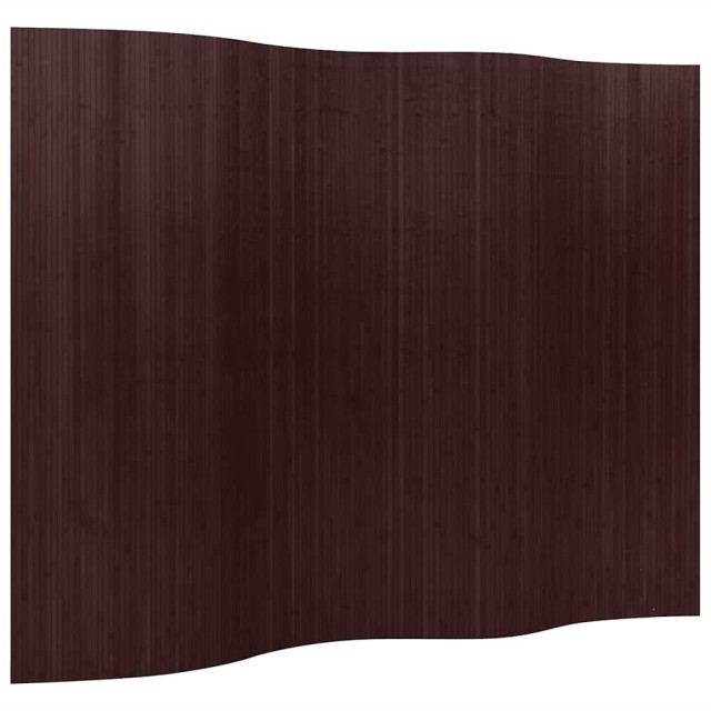 Cloison de séparation Bambou Marron foncé 250 x 165 cm