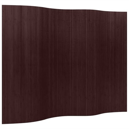 Cloison de séparation Bambou Marron foncé 250 x 165 cm